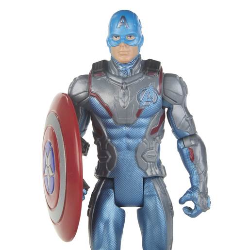 Marvel Avengers Action Figures - Captain Marvel and Captain America