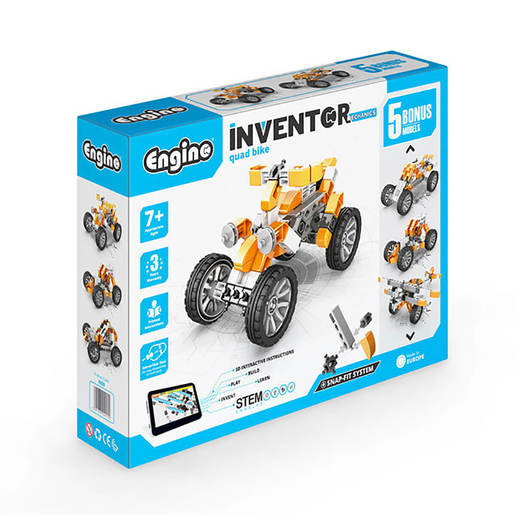 Engino Inventor Mechanics Quad Bike (5 Bonus Models)