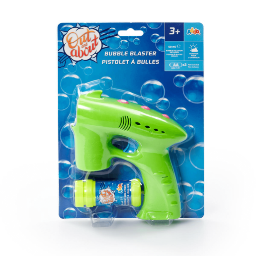 Out and About Bubble Blaster - Green/Blue (Styles Vary)