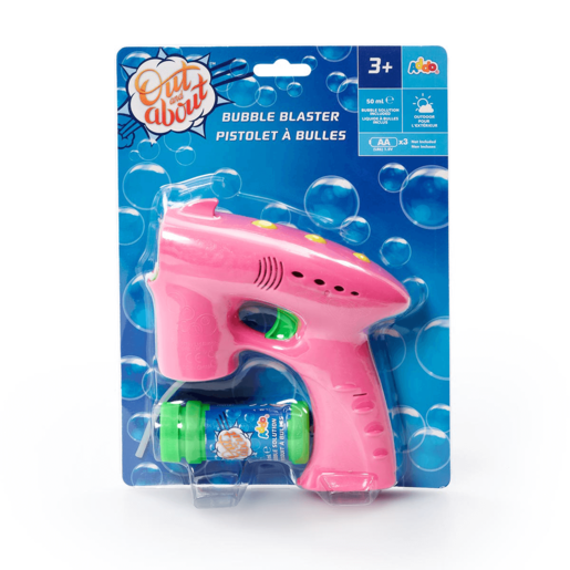 Out and About Bubble Blaster - Pink/Purple (Styles Vary)