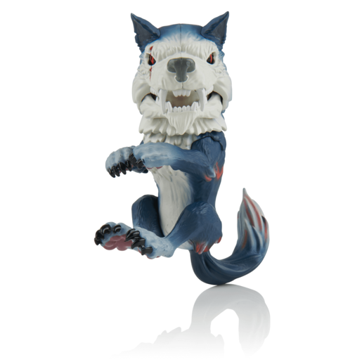 Untamed Dire Wolf by Fingerlings– Midnight (Black and Red)