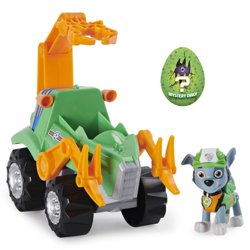 Paw Patrol Dino Recue Deluxe Vehicle and Mystery Dinosaur - Rocky