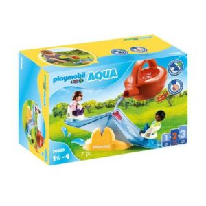 Playmobil 70269 1.2.3 Aqua Water Seesaw with Watering Can Playset