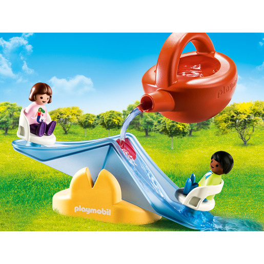 Playmobil 70269 1.2.3 Aqua Water Seesaw with Watering Can Playset