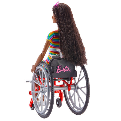 Barbie Fashionista Doll and Wheelchair Accessory - Dark Hair