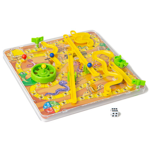 Play & Win 3D Snakes And Ladders Travel Game