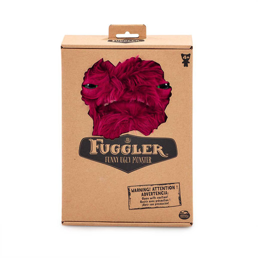Fuggler 22cm Funny Ugly Monster - Wide Eyed Weirdo Red Furry