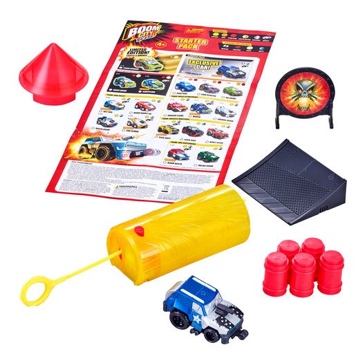 Boom City Racers Starter Pack with Exclusive Wheelie Car