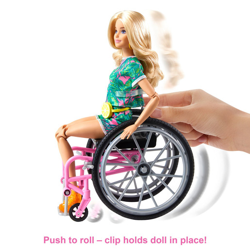 Barbie Doll and Wheelchair Accessory - Blonde