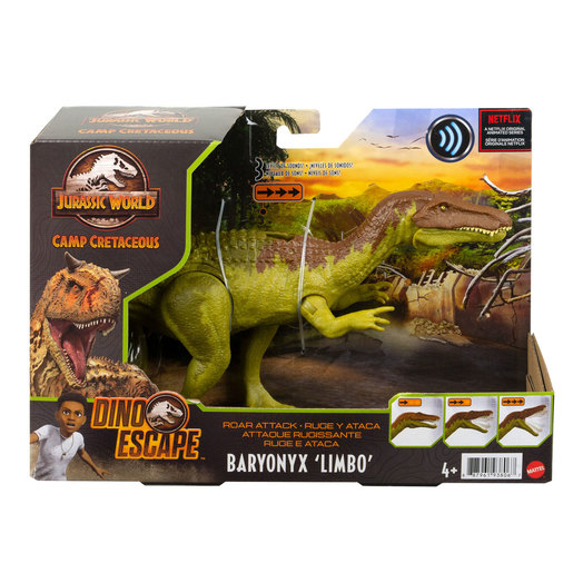 Jurassic World Roar Attack Baryonyx Limbo Figure
