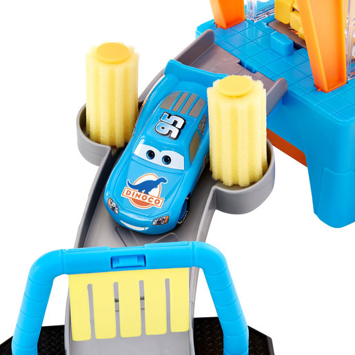 Disney Pixar Cars: Dinoco Colour Change Car Wash Playset