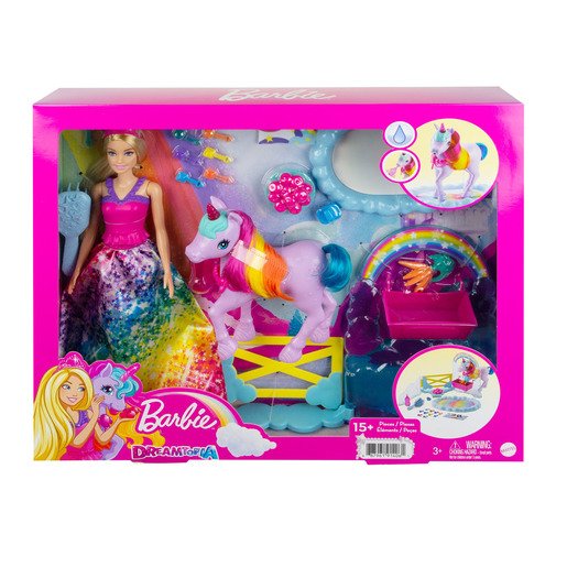 Barbie Dreamtopia Doll and Unicorn Figure