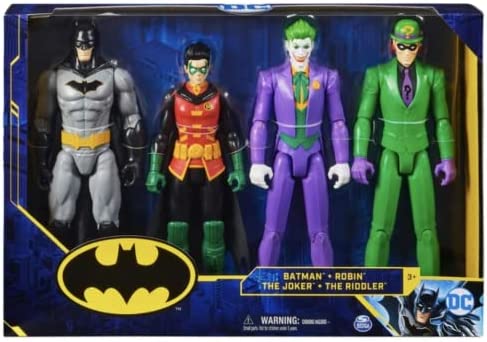 Batman 30cm Action Figure 4-Pack with Batman, Robin, The Joker and The  Riddler – The Entertainer Kosovo