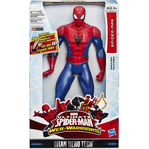 Marvel Ultimate Spider-Man Web Warriors - Spider-Man 30cm Electronic Figure