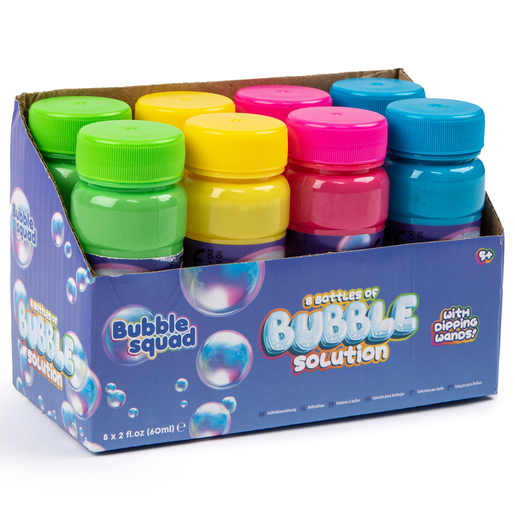 Bubble Squad 2oz Bubble Solution 8 Pack