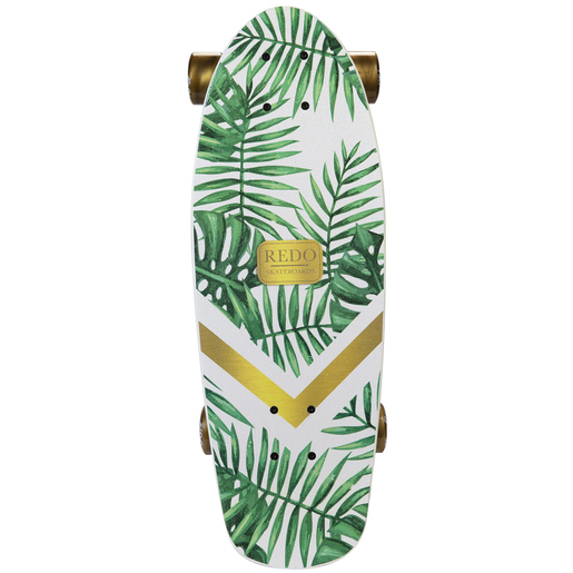 ReDo Shorty Cruiser Green Palm 24cm Wooden Skateboard