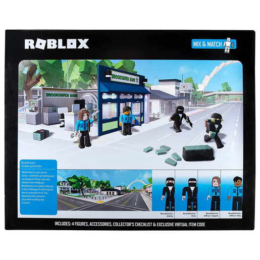 Roblox Brookhaven: Bank Outlaw and Order Playset