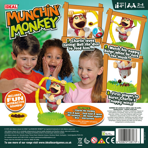 Munchin Monkey Action Game