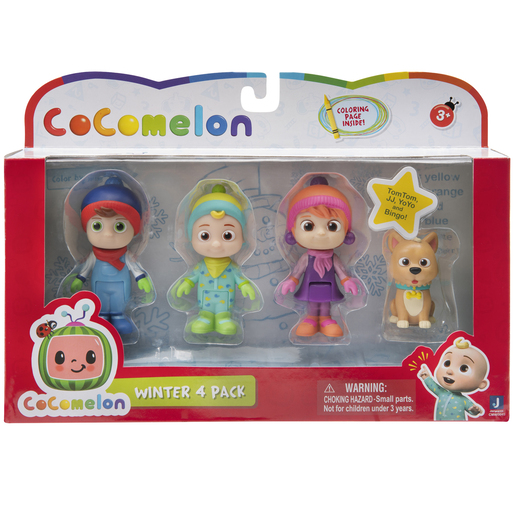 CoComelon Deluxe Winter 4 Figure Pack