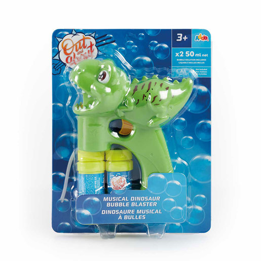 Out and About Musical Dinosaur Bubble Blaster