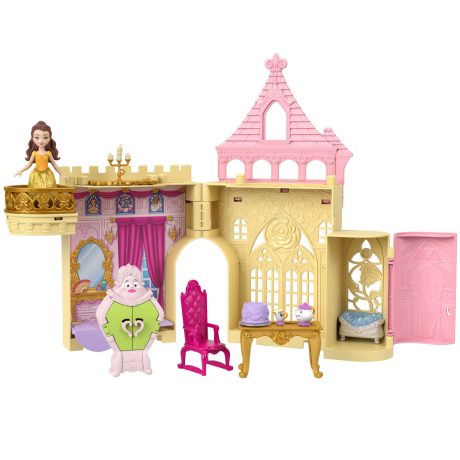 Disney Princess Storytime Stackers Kështjella e Belle's Playset