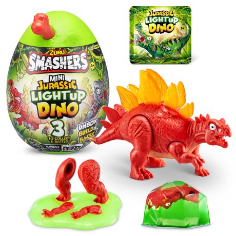 Smashers – Vezë Mini Dino Jurassike me Drita nga ZURU (Stilet e ndryshme)