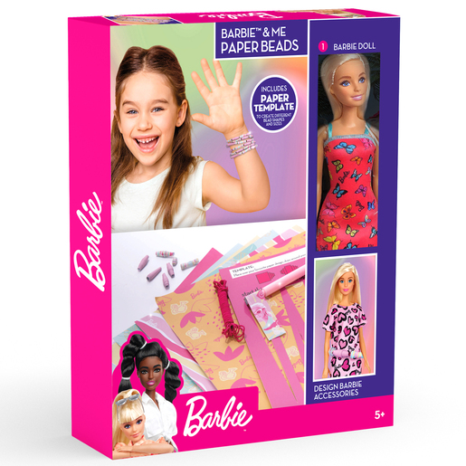 Barbie & Me Set për Krijim të Bizhuterive me Lidhëza Letre