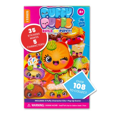 Set Arti me Ngjitëse Puffy Puffs – Paketë 5 Copë (Stilet Varion)