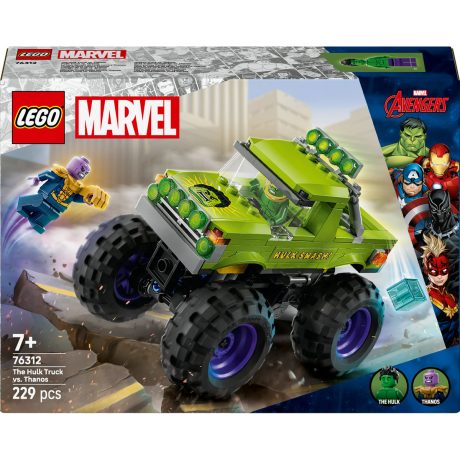 Set ndërtimi LEGO Marvel: Kamioni i Hulkut kundër Thanos – 76312