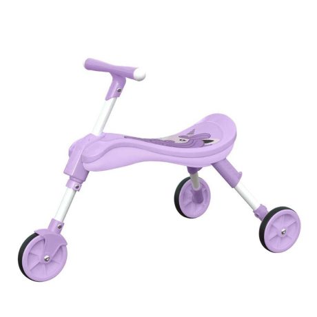 Biçikletë balancuese Foldee Lilac Unicorn Ride On