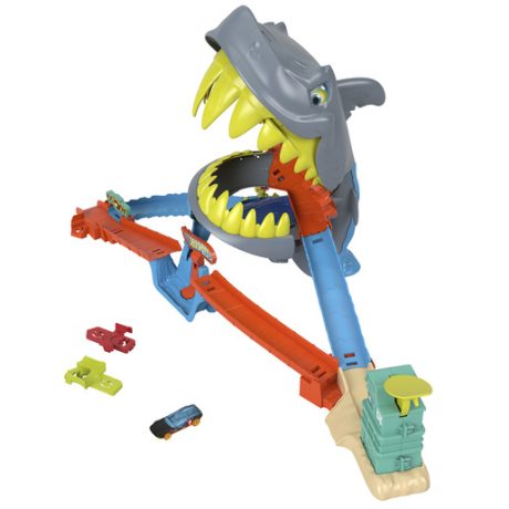 Hot Wheels City – Pista e garave "Shark Chomp Beach"