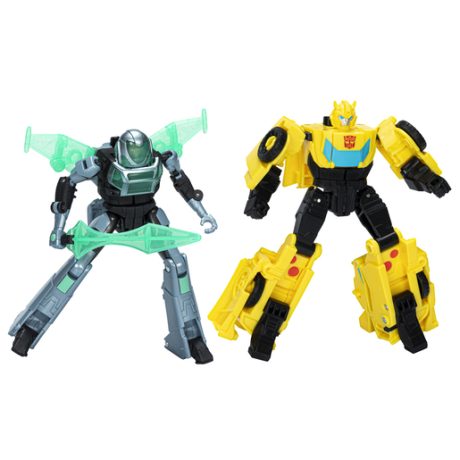 Transformers EarthSpark – Figurina aksioni Cyber-Combiner Bumblebee dhe Mo Malto