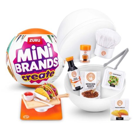 Mini Brands Create MasterChef – Kapsulë Misterioze nga ZURU (Modele të ndryshme)