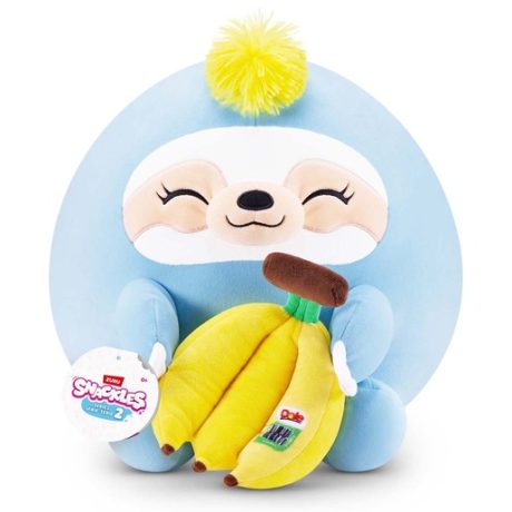 Snackles Megan the Sloth – Lodër prej Pelushi 36 cm nga ZURU