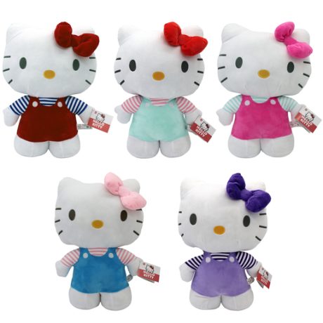 Lodër e butë plush Hello Kitty, 44cm (stilet ndryshojnë)