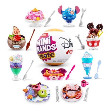 Kapsulë surprizë Mini Brands Create Disney Snacks (stilet ndryshojnë)