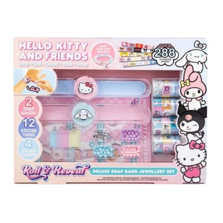 Set për krijimin e byzylykëve Hello Kitty Deluxe Snap Band
