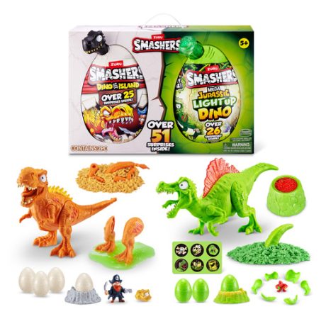 Smashers Dino Island Mega Jurassic Mystery Egg – Paketë me 2 Vezë Misterioze nga ZURU